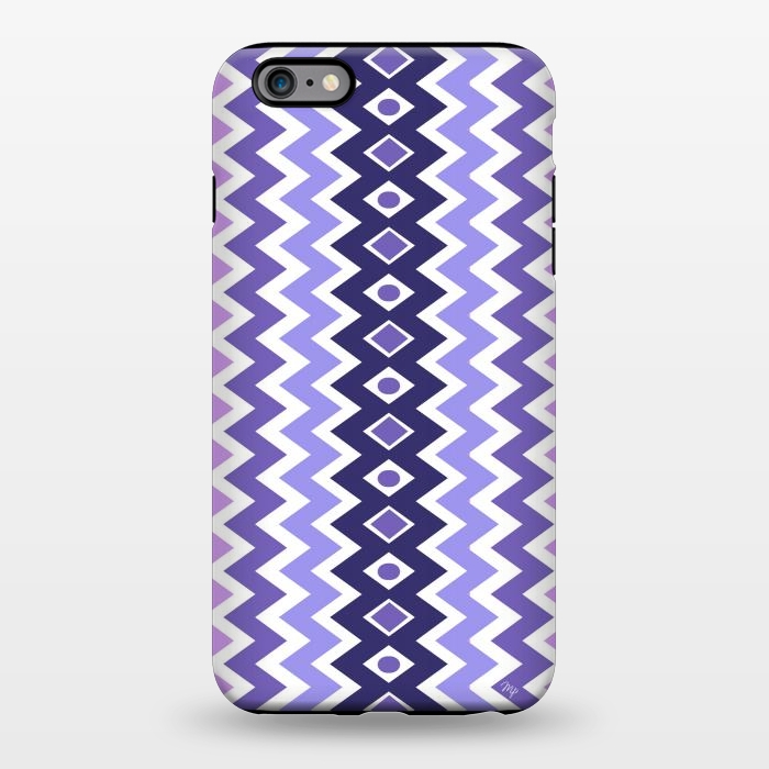 iPhone 6/6s plus StrongFit Purple Chevron by Martina