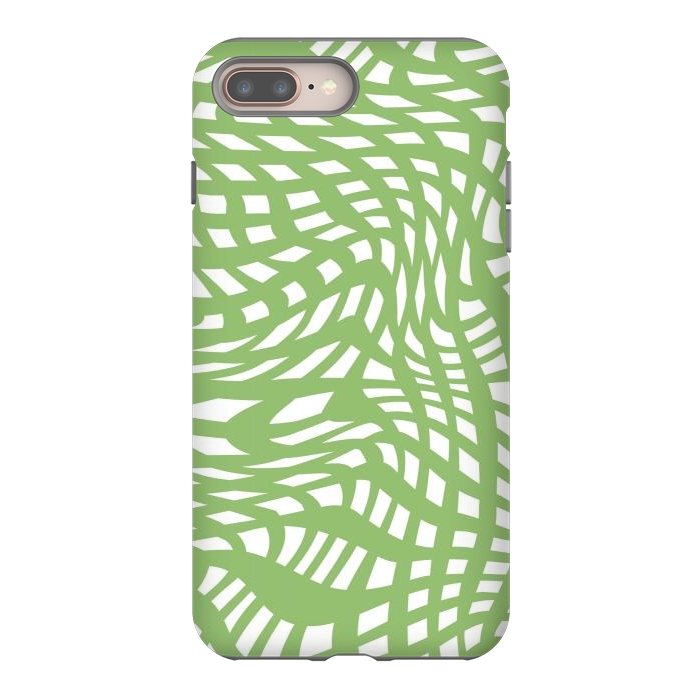 iPhone 7 plus StrongFit Modern retro green graphics by Martina
