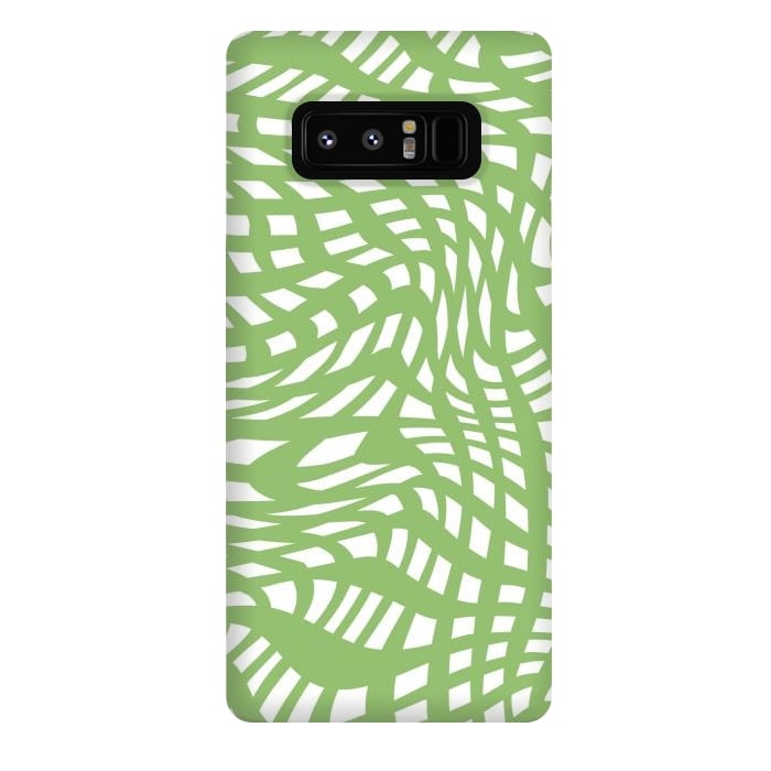 Galaxy Note 8 StrongFit Modern retro green graphics by Martina