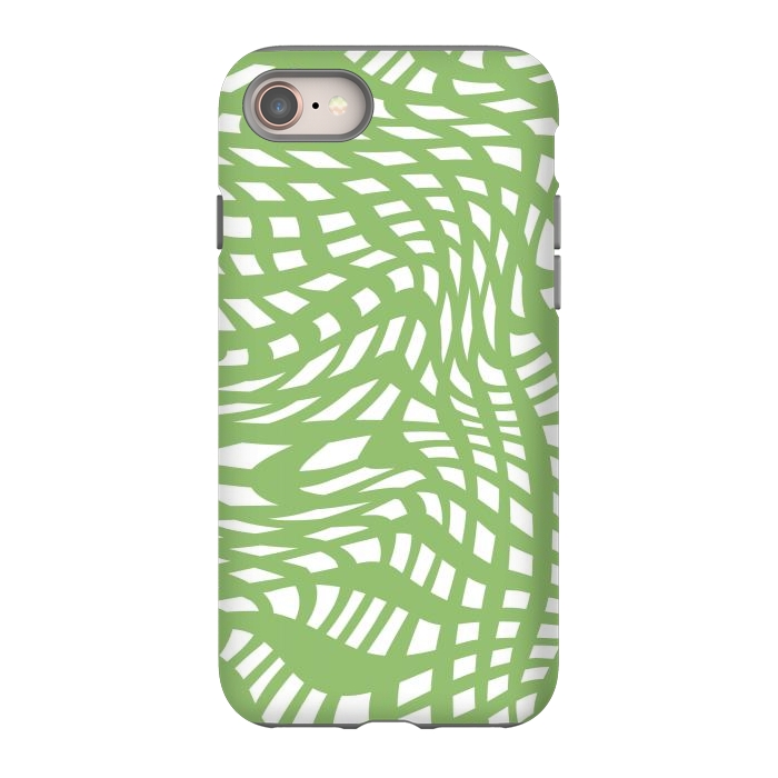 iPhone SE StrongFit Modern retro green graphics by Martina