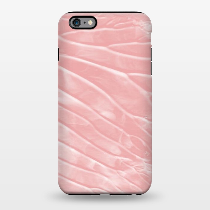 iPhone 6/6s plus StrongFit Elegant Organic pink paint by Martina