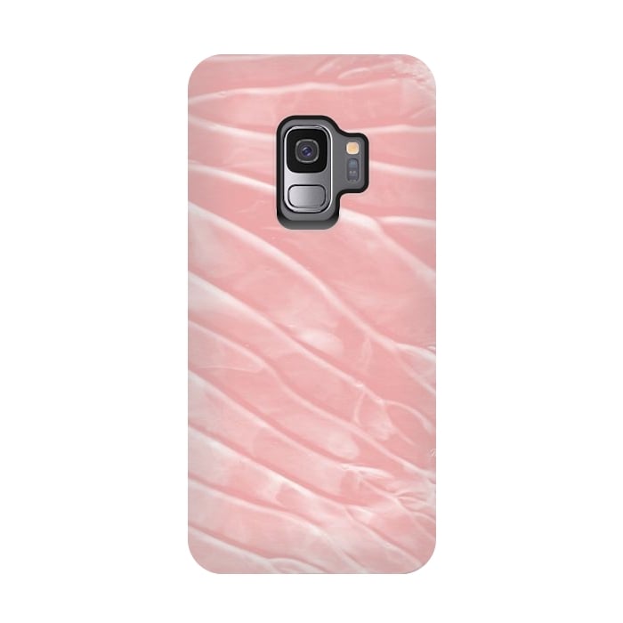 Galaxy S9 StrongFit Elegant Organic pink paint by Martina