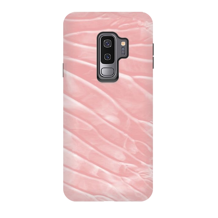 Galaxy S9 plus StrongFit Elegant Organic pink paint by Martina