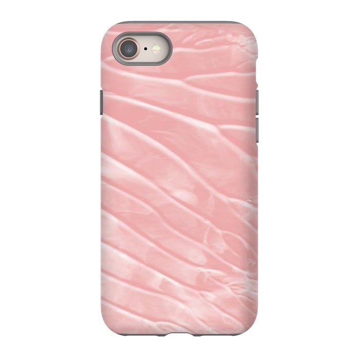 iPhone 8 StrongFit Elegant Organic pink paint by Martina
