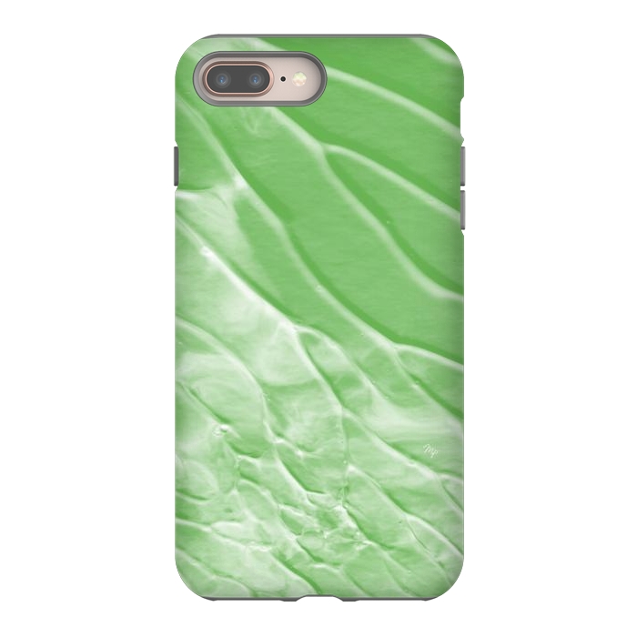 iPhone 7 plus StrongFit Modern organic green paint by Martina