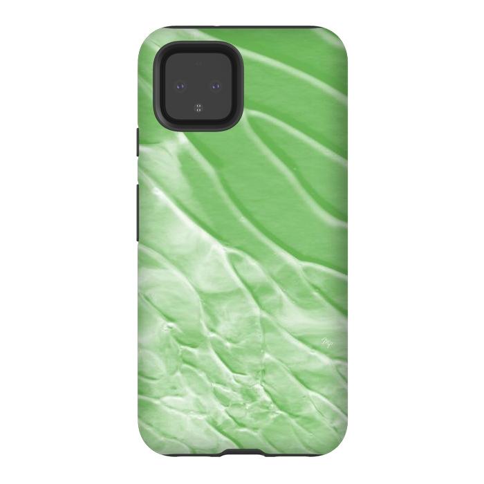 Pixel 4 StrongFit Modern organic green paint by Martina