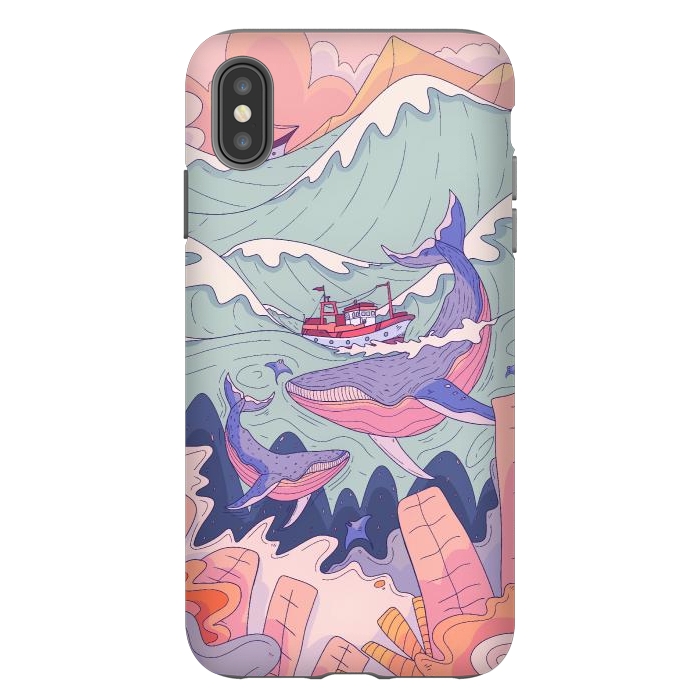 iPhone Xs Max StrongFit The whales and the ships  by Steve Wade (Swade)