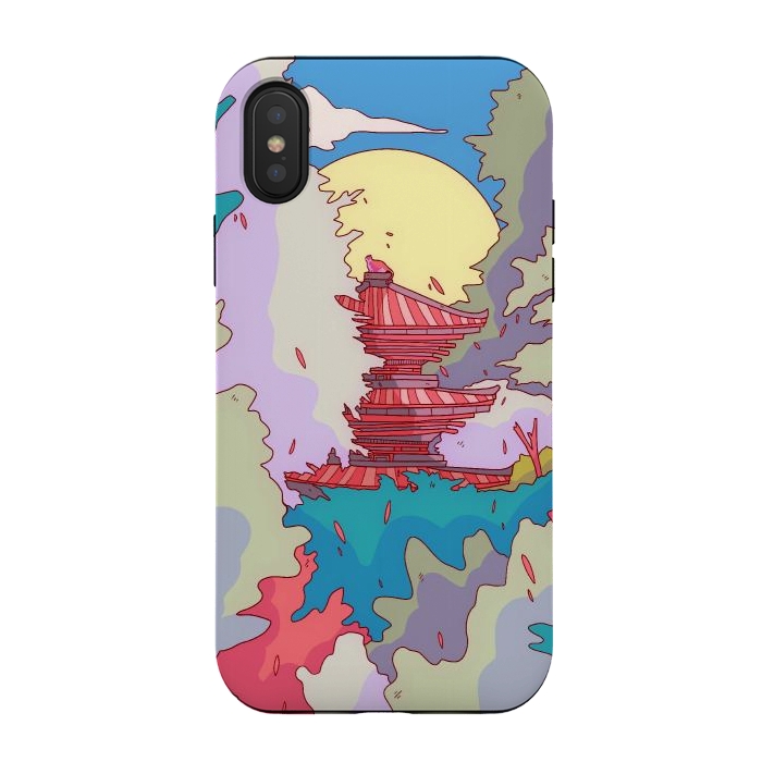 iPhone Xs / X StrongFit The hidden temple by Steve Wade (Swade)