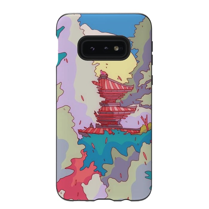 Galaxy S10e StrongFit The hidden temple by Steve Wade (Swade)