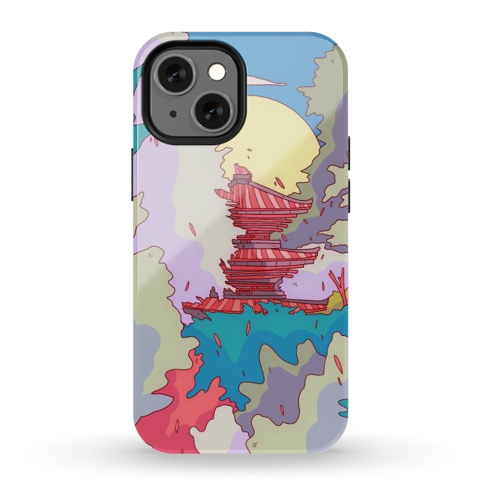 iPhone 13 mini StrongFit The hidden temple by Steve Wade (Swade)