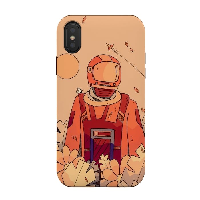 iPhone Xs / X StrongFit Forest astronaut by Steve Wade (Swade)