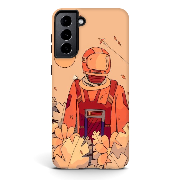 Galaxy S21 StrongFit Forest astronaut by Steve Wade (Swade)