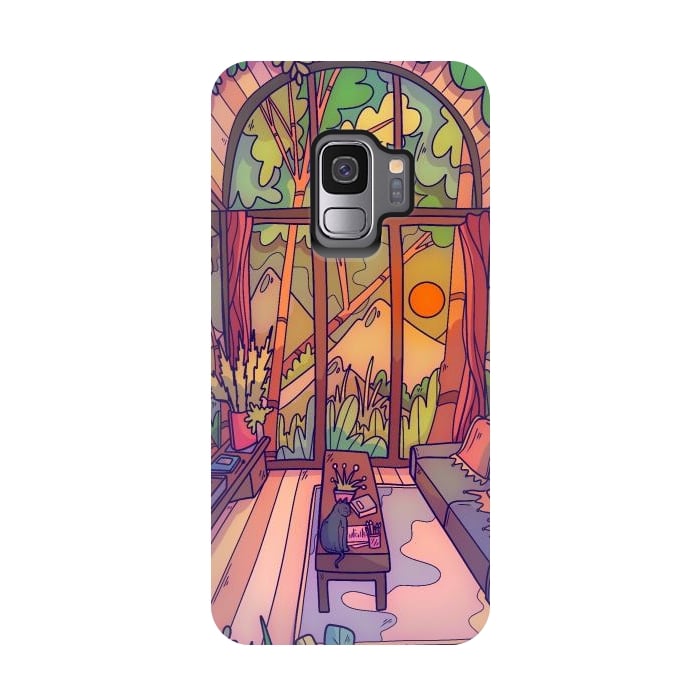 Galaxy S9 StrongFit My forest home by Steve Wade (Swade)