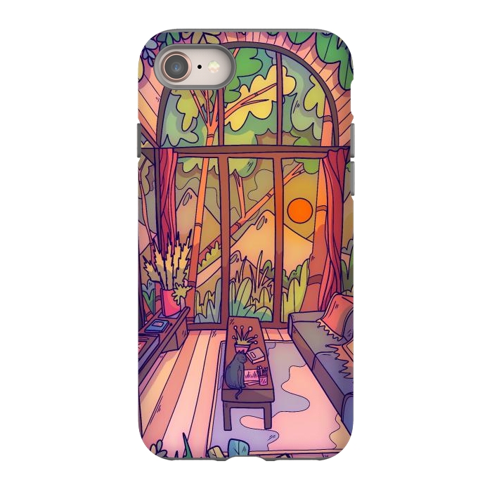 iPhone 8 StrongFit My forest home by Steve Wade (Swade)