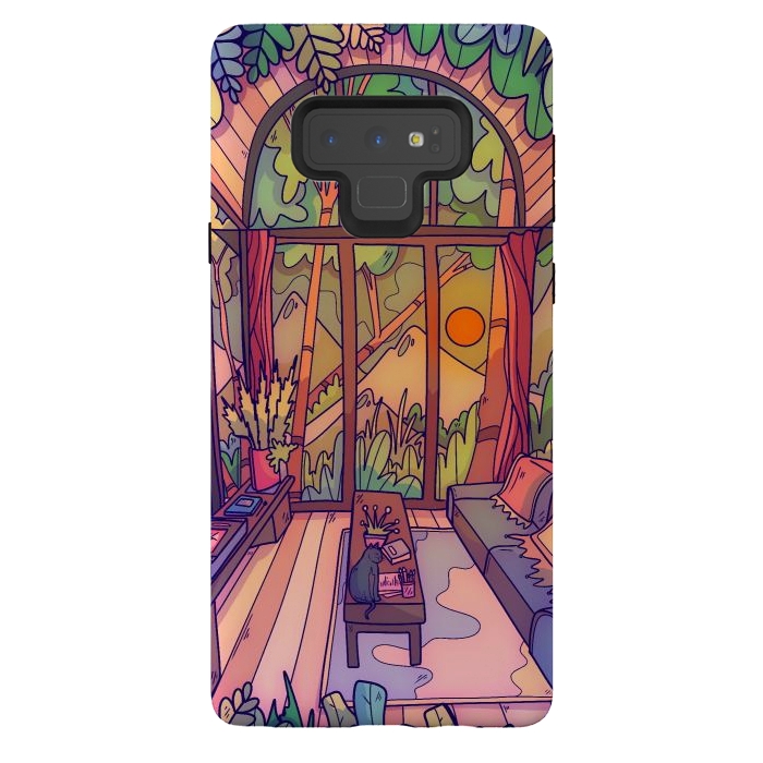 Galaxy Note 9 StrongFit My forest home by Steve Wade (Swade)