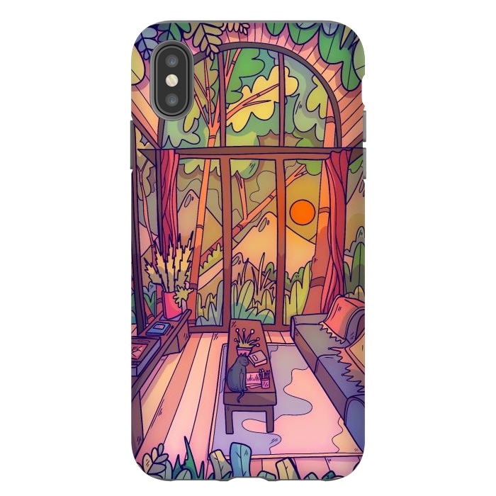 iPhone Xs Max StrongFit My forest home by Steve Wade (Swade)