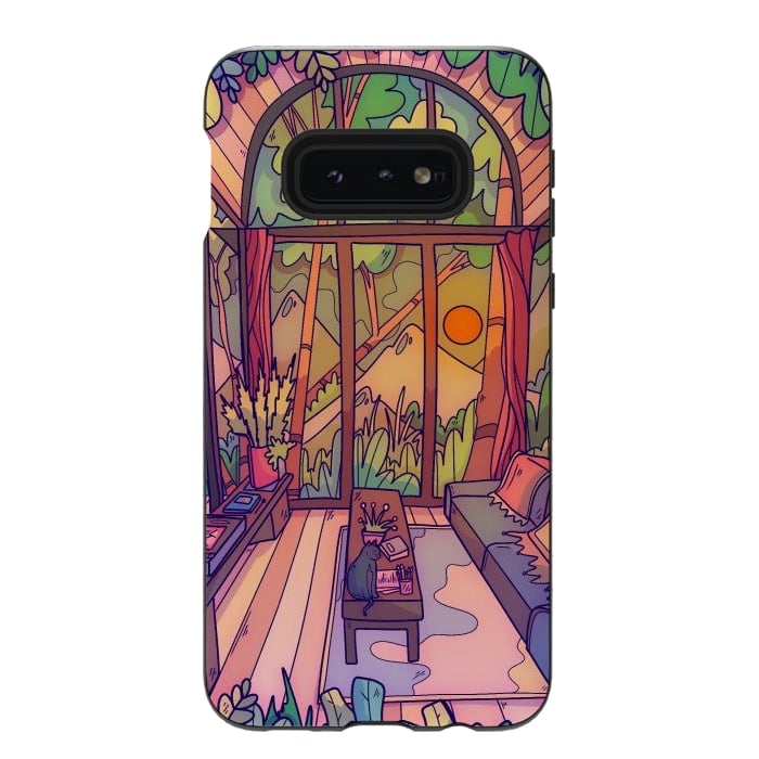 Galaxy S10e StrongFit My forest home by Steve Wade (Swade)