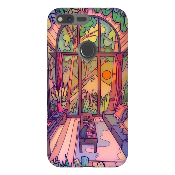 Pixel XL StrongFit My forest home by Steve Wade (Swade)