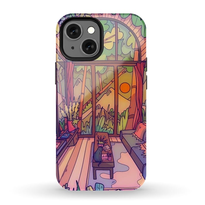 iPhone 12 mini StrongFit My forest home by Steve Wade (Swade)