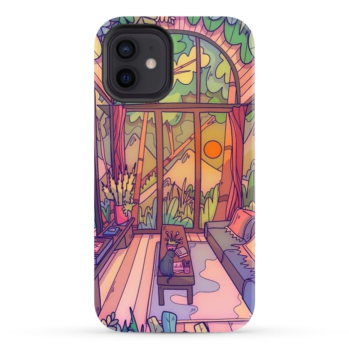 iPhone 12 StrongFit My forest home by Steve Wade (Swade)