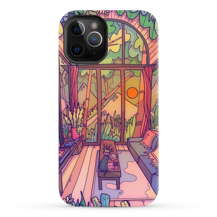 iPhone 12 Pro StrongFit My forest home by Steve Wade (Swade)