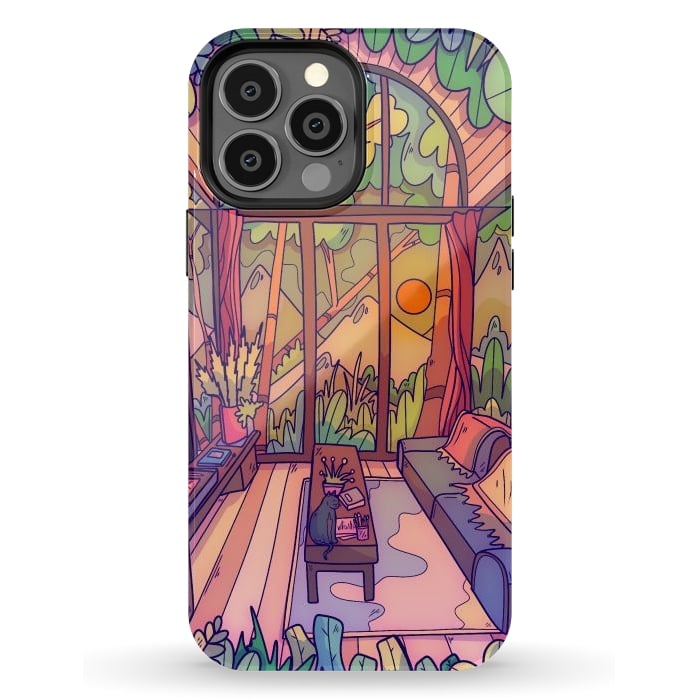 iPhone 13 Pro Max StrongFit My forest home by Steve Wade (Swade)