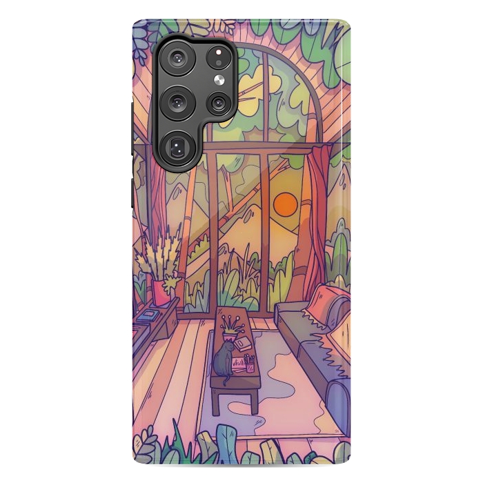 Galaxy S22 Ultra StrongFit My forest home by Steve Wade (Swade)