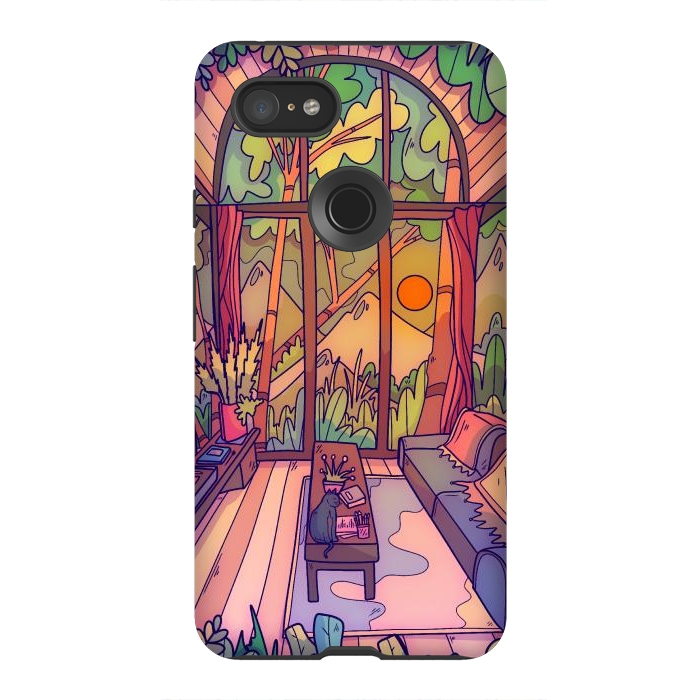 Pixel 3XL StrongFit My forest home by Steve Wade (Swade)