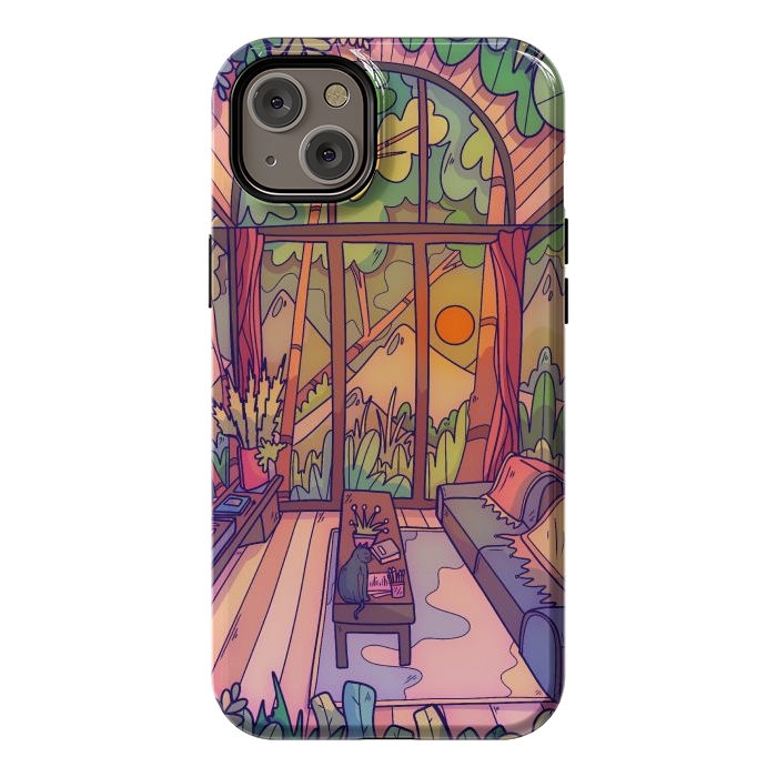 iPhone 14 Plus StrongFit My forest home by Steve Wade (Swade)