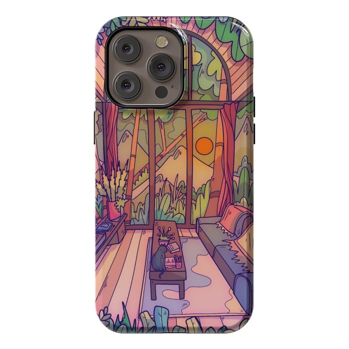 iPhone 14 Pro max StrongFit My forest home by Steve Wade (Swade)
