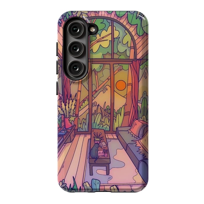 Galaxy S23 StrongFit My forest home by Steve Wade (Swade)