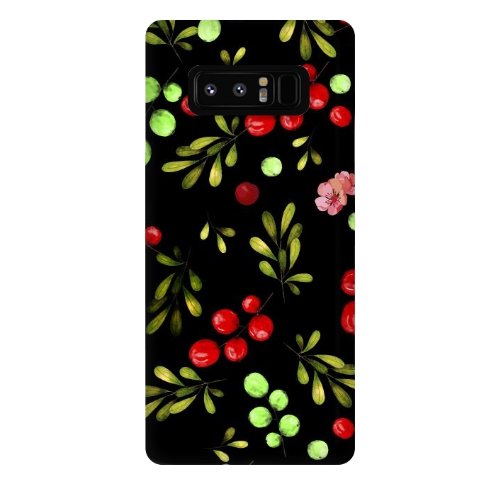 Galaxy Note 8 StrongFit Berries Pattern by Bledi