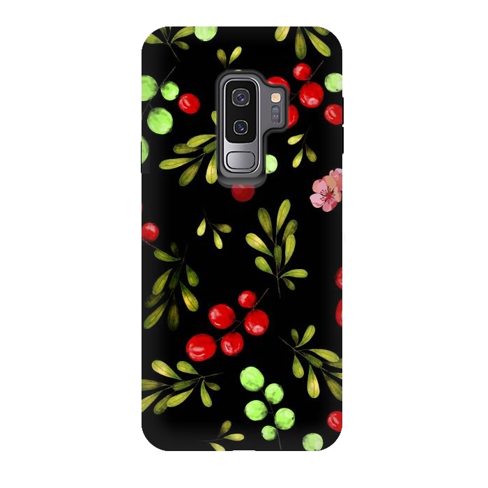 Galaxy S9 plus StrongFit Berries Pattern by Bledi