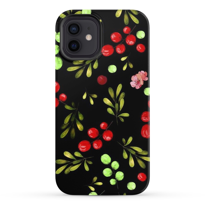 iPhone 12 StrongFit Berries Pattern by Bledi