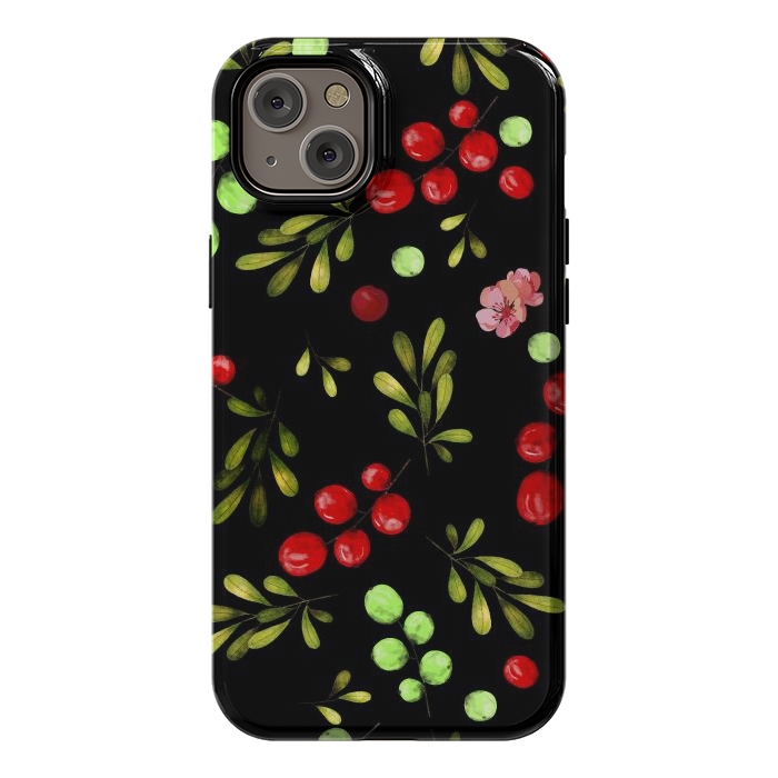iPhone 14 Plus StrongFit Berries Pattern by Bledi