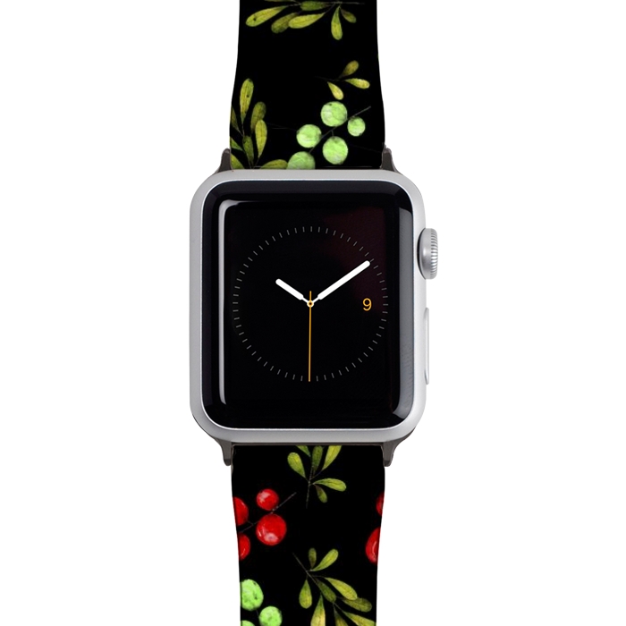 Watch 42mm / 44mm Strap PU leather Berries Pattern by Bledi