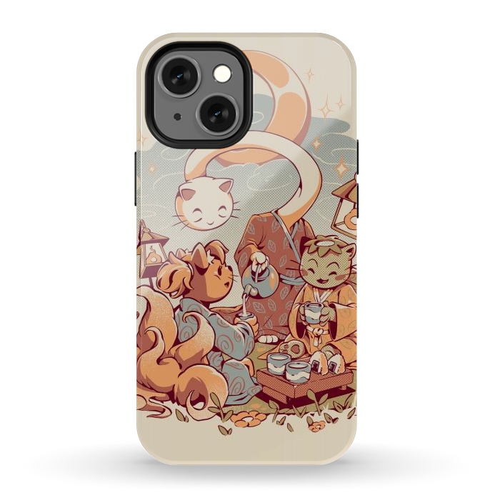 iPhone 12 mini StrongFit Night Tea by Ilustrata