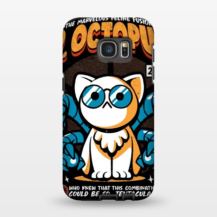 Galaxy S7 EDGE StrongFit Dr. Octopurr by Ilustrata