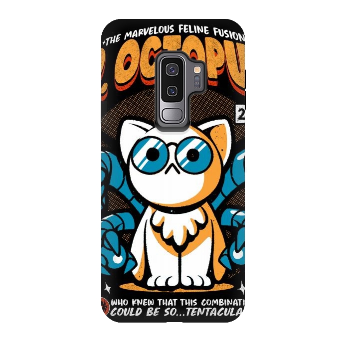 Galaxy S9 plus StrongFit Dr. Octopurr by Ilustrata