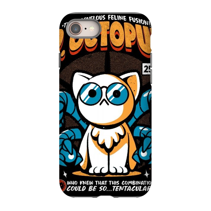 iPhone 8 StrongFit Dr. Octopurr by Ilustrata
