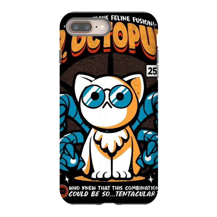 iPhone 8 plus StrongFit Dr. Octopurr by Ilustrata