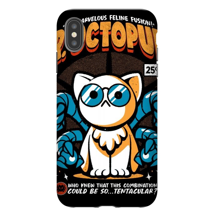 iPhone Xs Max StrongFit Dr. Octopurr by Ilustrata