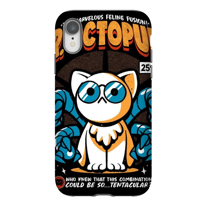 iPhone Xr StrongFit Dr. Octopurr by Ilustrata