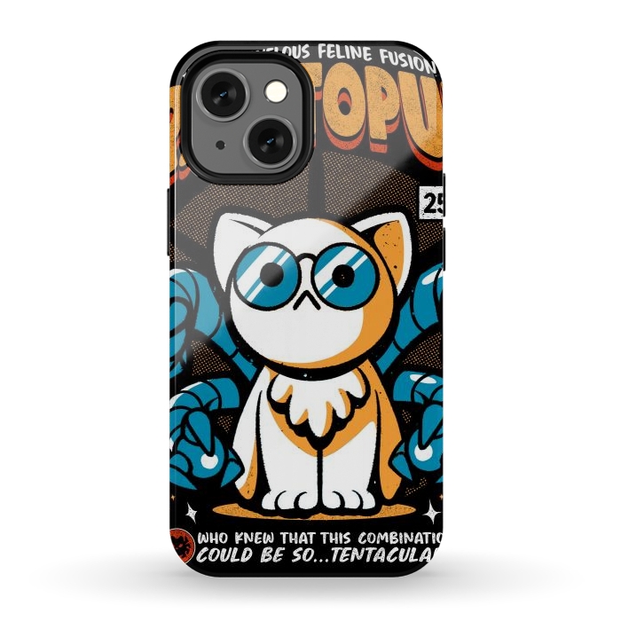 iPhone 12 mini StrongFit Dr. Octopurr by Ilustrata
