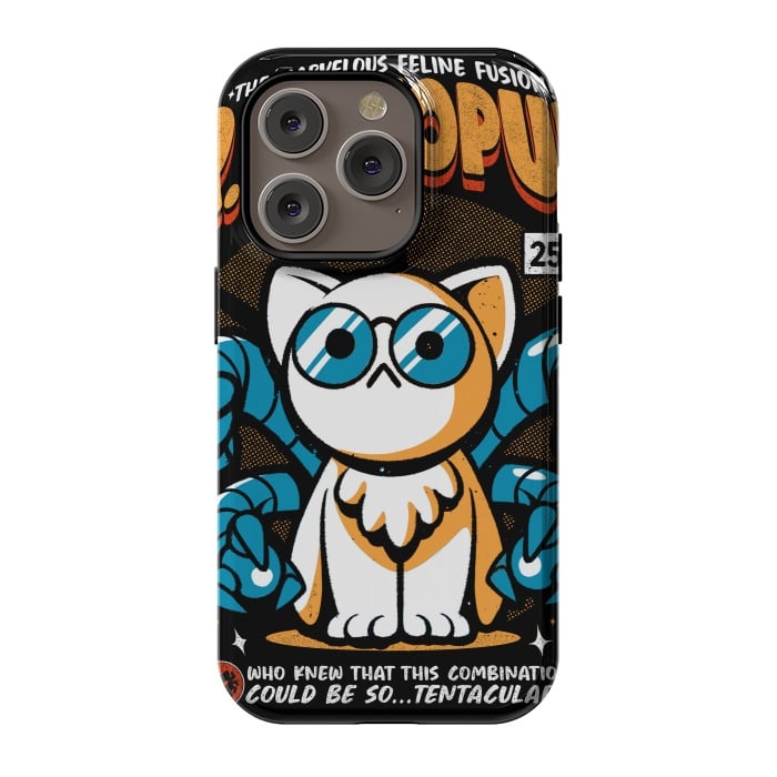 iPhone 14 Pro StrongFit Dr. Octopurr by Ilustrata