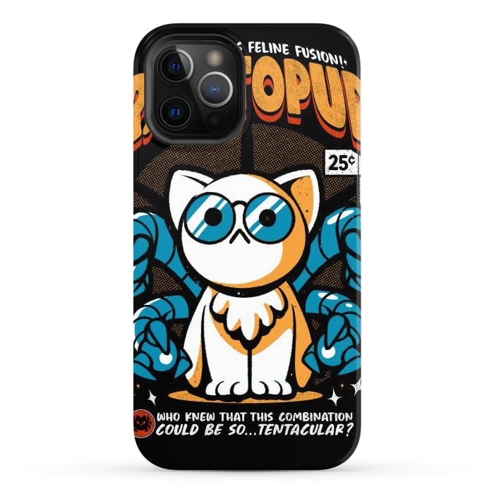 iPhone 12 Pro Max StrongFit Dr. Octopurr by Ilustrata