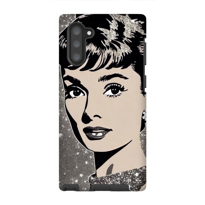 Galaxy Note 10 StrongFit Audrey Hepburn  by Winston