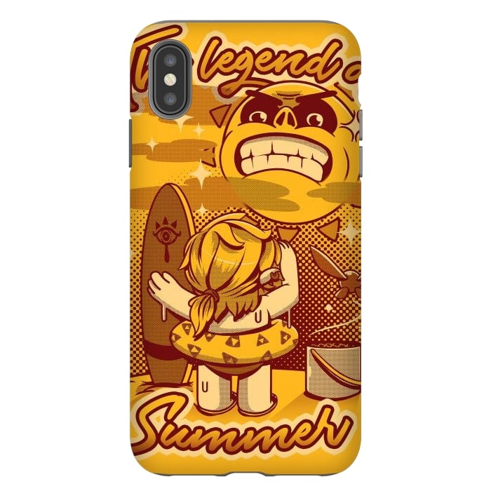 iPhone Xs Max StrongFit The Legend of Summer by Ilustrata