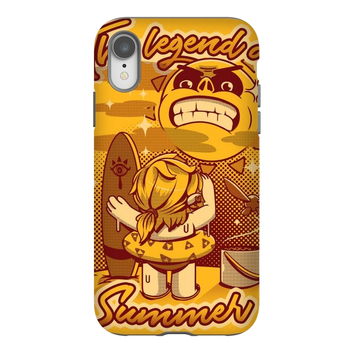 iPhone Xr StrongFit The Legend of Summer by Ilustrata