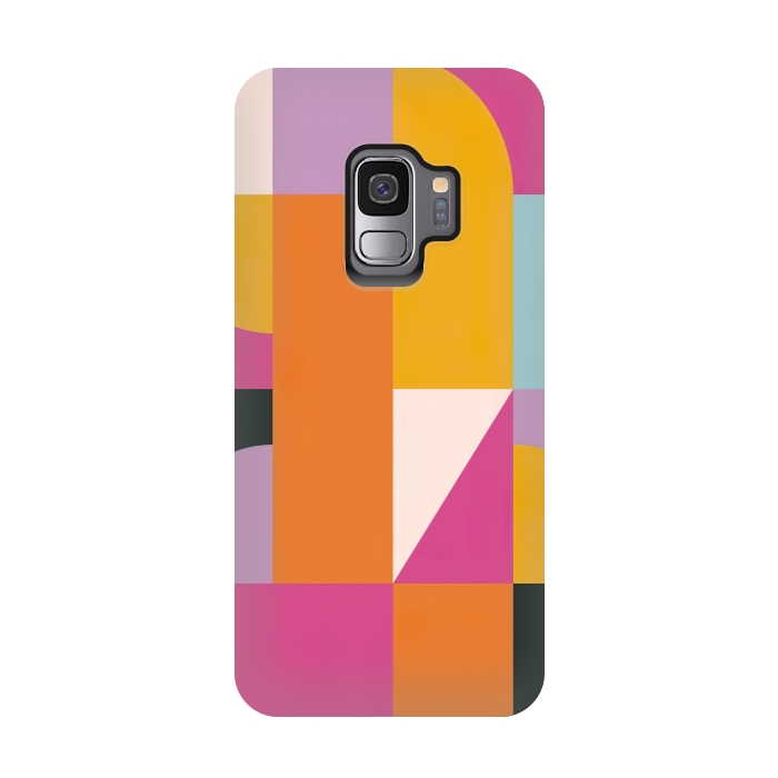 Galaxy S9 StrongFit Abstract geometric  by Winston